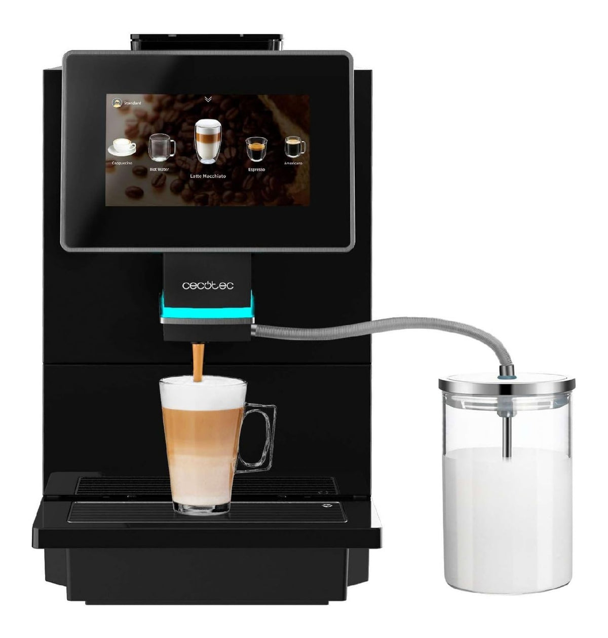 Macchina espresso 2 L con comandi touch crema
