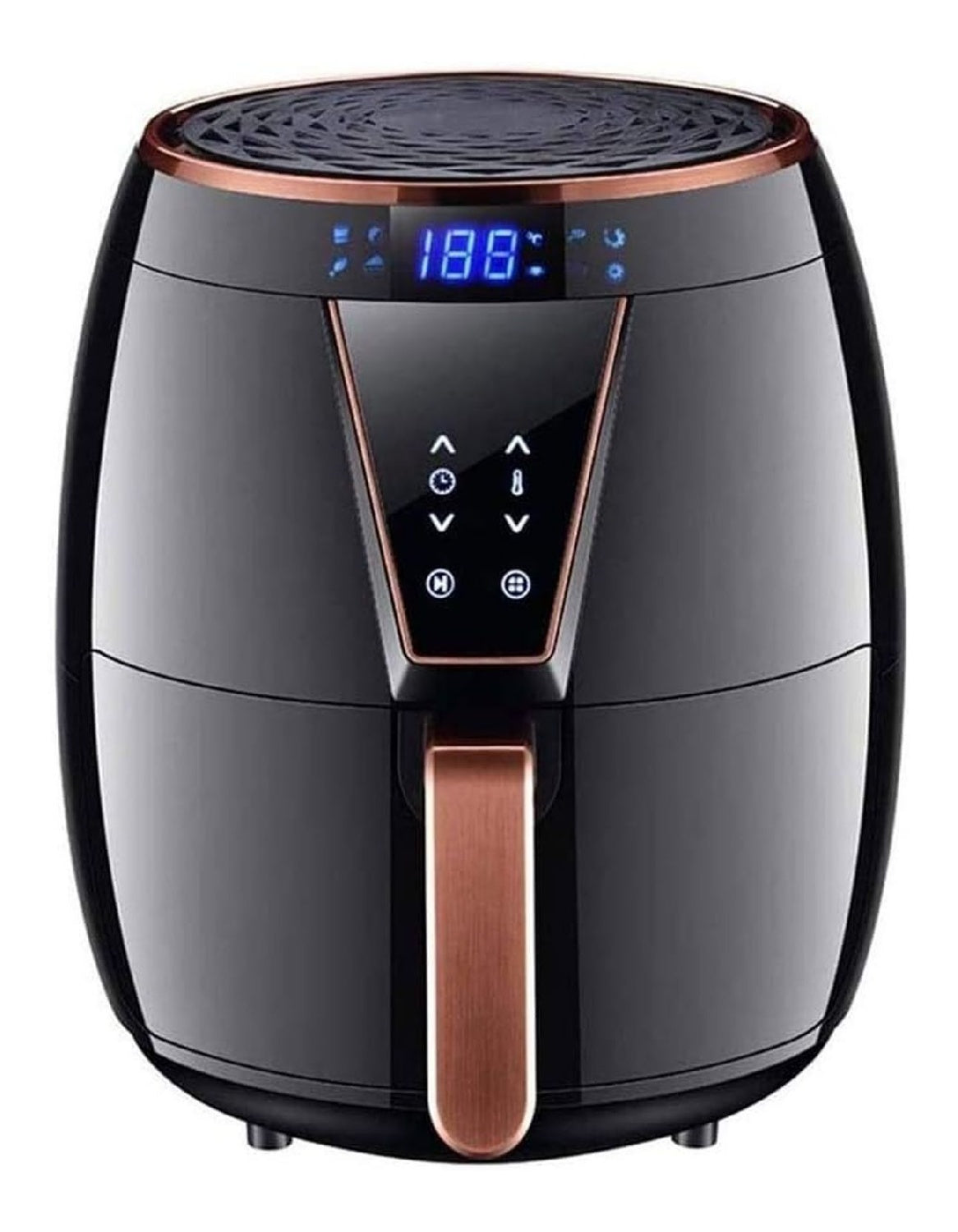 Friggitrice da cucina funzionamento automatico digitale rosso
