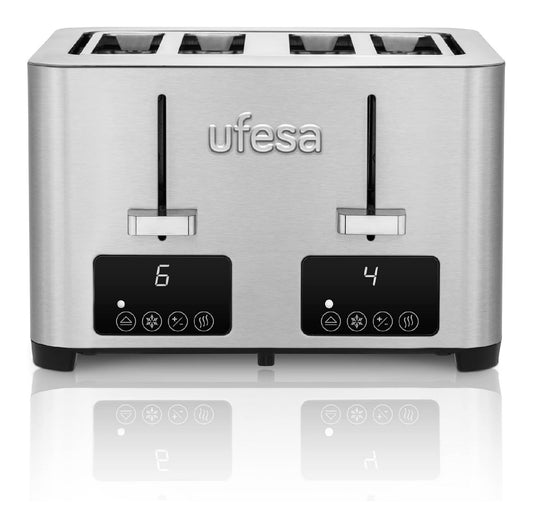 Tostapane digitale funzionamento automatico nero