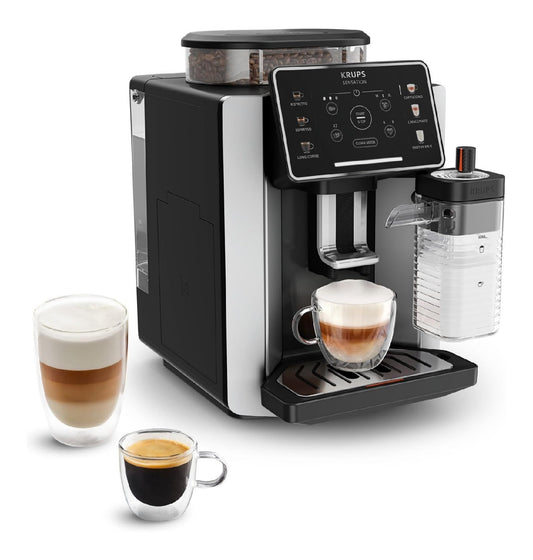 Krups Sensation Milk M50, Macchina con comandi touch funzionamento automatico argento