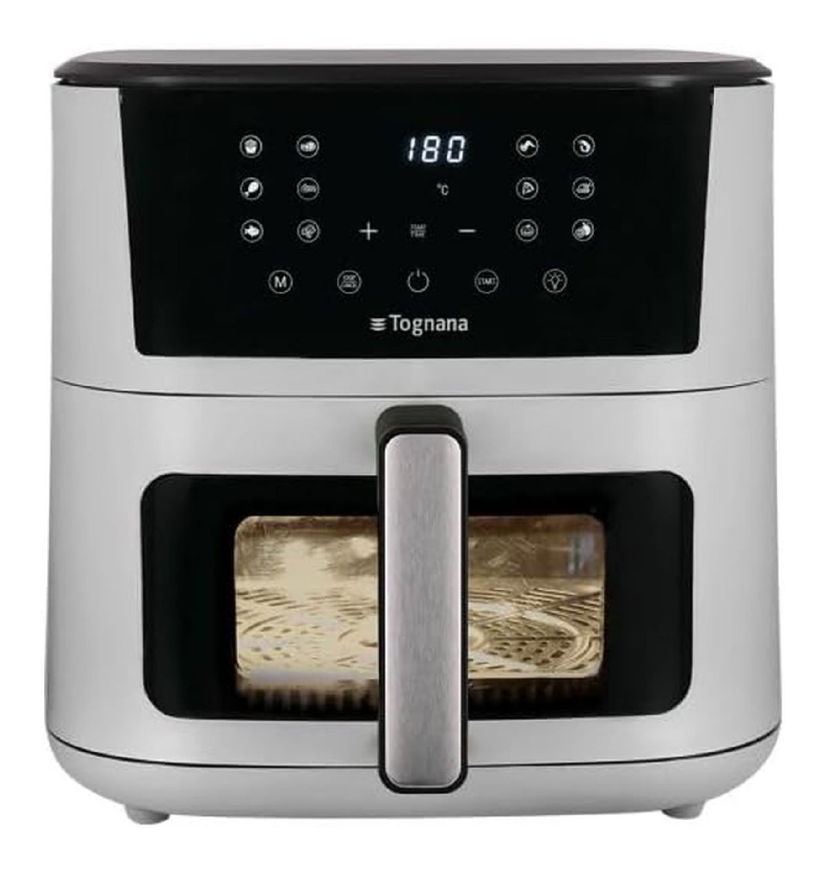 Friggitrice ad aria digitale con programmi automatici nero 10 L
