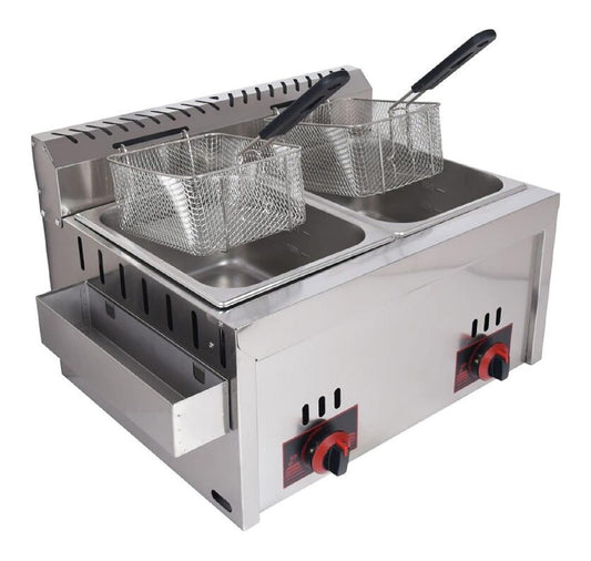 Friggitrice elettrica 6 L funzionamento automatico rame