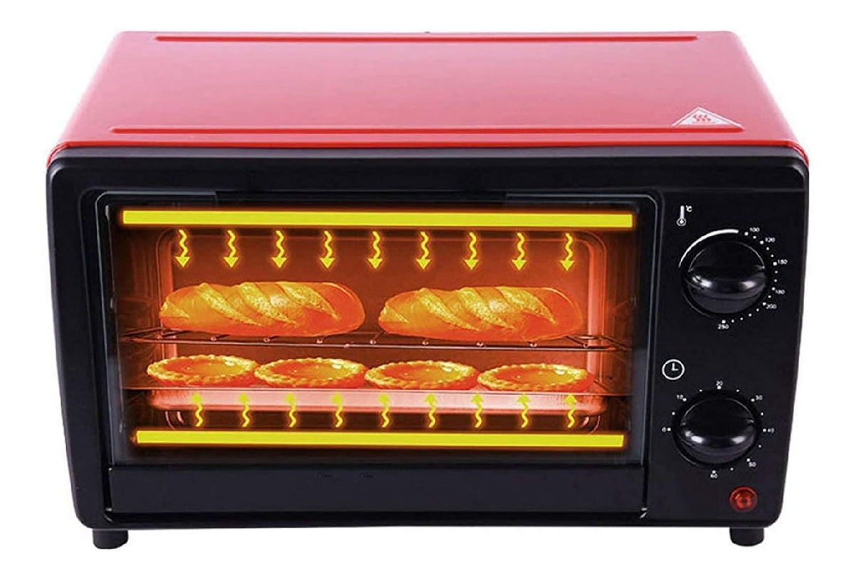 Friggitrice ad aria rosso con timer funzionamento silenzioso