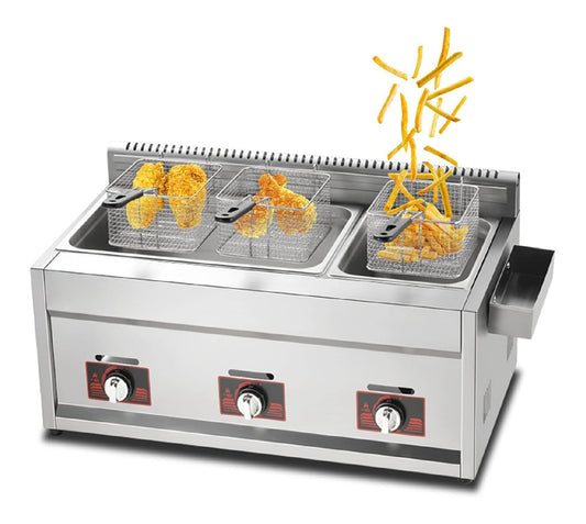 Friggitrice elettrica Friggitrice Commerciale Friggitrice Professionale cestelli