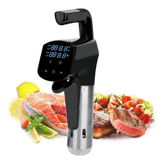 Immersion Circulator Precision Cooker, Low con comandi touch funzionamento silenzioso rosso